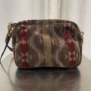 Campomaggi Fabric Shoulder Bag in Moro